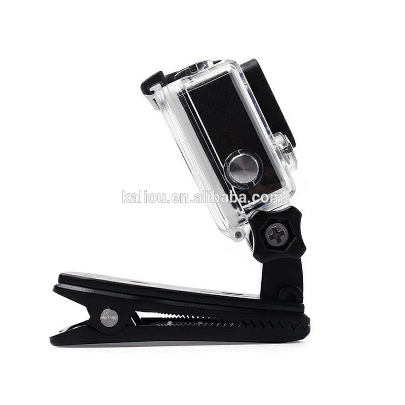 Kaliou Camera Accessories Waterproof clip 360 Rotatable Clip Mount Belt Knapsack Backpack Clamp For Gopros Hero3+/3/2/1
