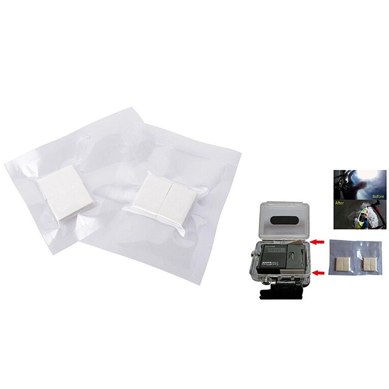 Wholesale moisture-proof insert 12 pieces one kit Anti-fog inserts for Gopros hero6/5/3+/4 small ant accessories