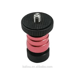 Removable Mini Hot Shoe Ball head Quick Mount Adapter for Magic Arm Tripod and Monitor