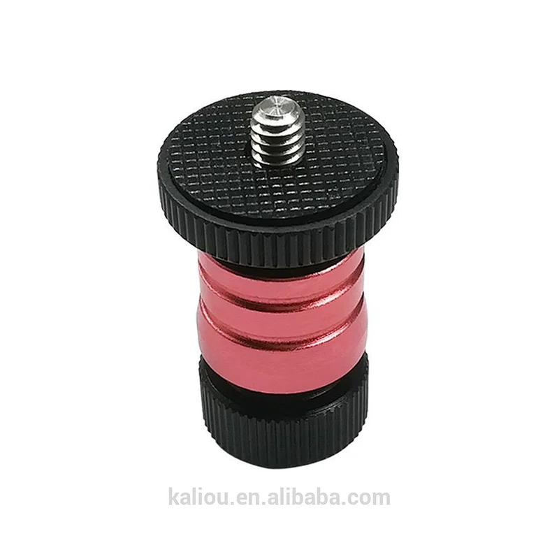 Removable Mini Hot Shoe Ball head Quick Mount Adapter for Magic Arm Tripod and Monitor