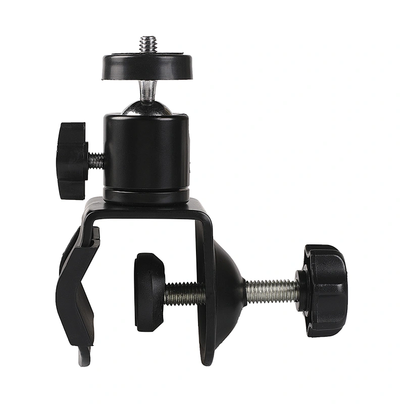 Kaliou Photography Mini Ball Head Tripod Head 1/4 Inch Thread Screw Clamp Clip Stand Holder for Digital DSLR Camera Tri