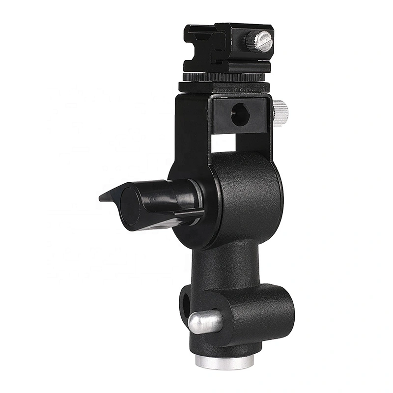 Kaliou Hot Shoe Swivel Mount Photo Umbrella Holder Bracket B Flash Adapter Light Stand