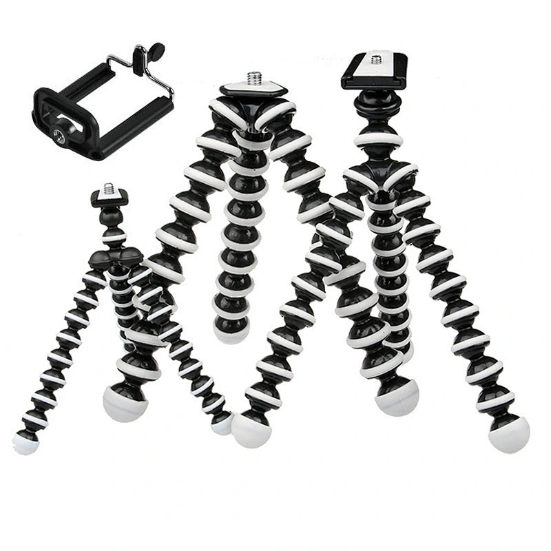 Kaliou Mini Octopus Tripod Bracket Portable Flexible Phone Holder For Go pro Camera Mobile Phone Tripods Foldable Desktop Stand