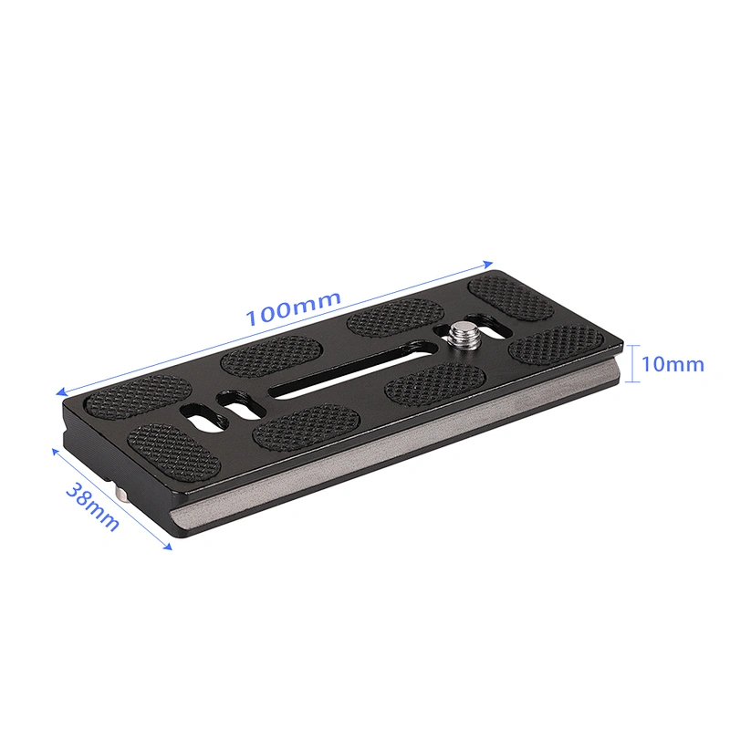 Kaliou Universal Metal PU100 Quick Release Plate For Benro Arca Swiss Tripod Ball Head Camera Tripod Adapter Mount Plate Board