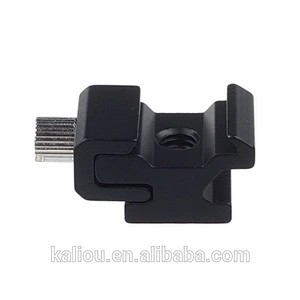 Hot sale Camera Aluminum Alloy Cold Hot Shoe Mount Adapter to Bracket Stand with 1/4