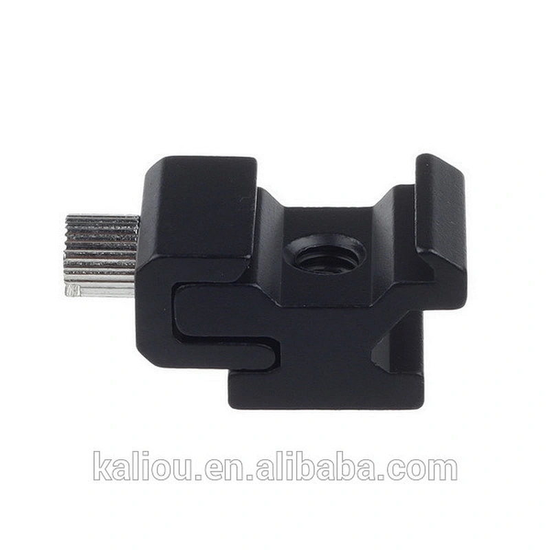 Hot sale Camera Aluminum Alloy Cold Hot Shoe Mount Adapter to Bracket Stand with 1/4