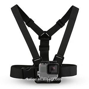 Wholesale High Quality Adjustable Elastic Belt Body Mount Chest Strap Harness for Go pro heros 6 5 4s 4 3 2 1
