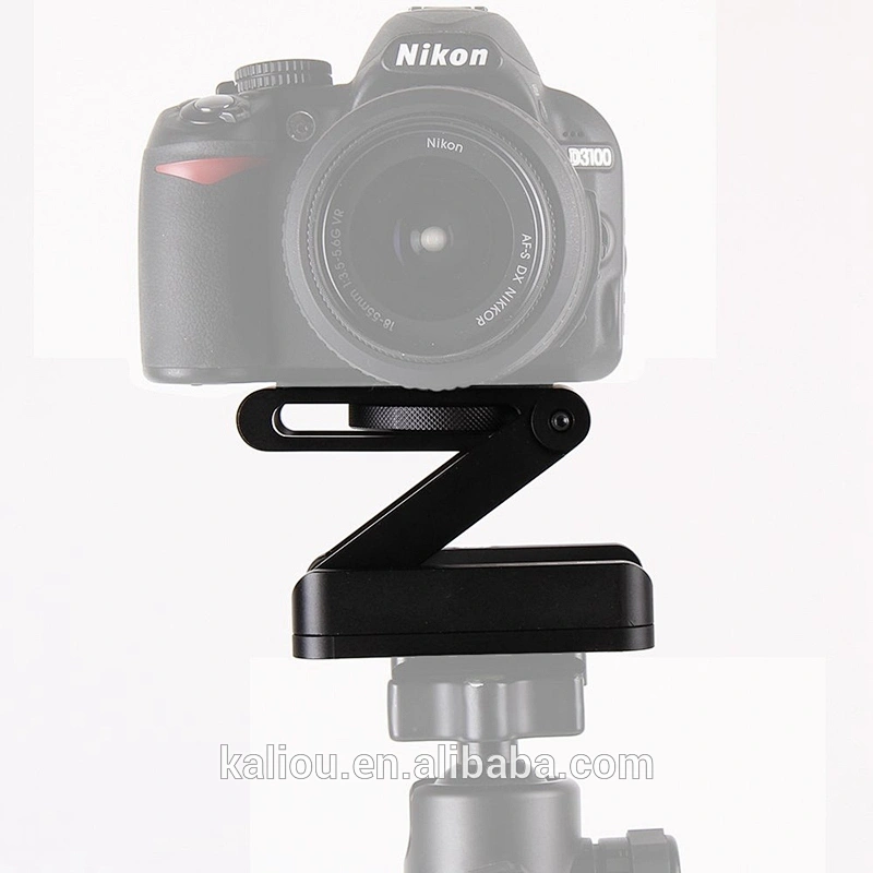 2017 New Arrival Factory Universal Tripod Head Stand Z Type Folding Go pro Mount Quick Release Plate