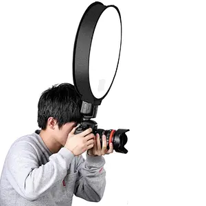 Kaliou 40cm Universal Softbox Flash Diffuser Portable Camera On-top Soft Box 8 Square Photo Studio Soft Tent for Camera