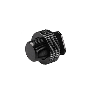Metal shockproof clip Hot shoe Adapter 5/8 inch 1/4 inch Screw for Microphone Mic Mount Bracket
