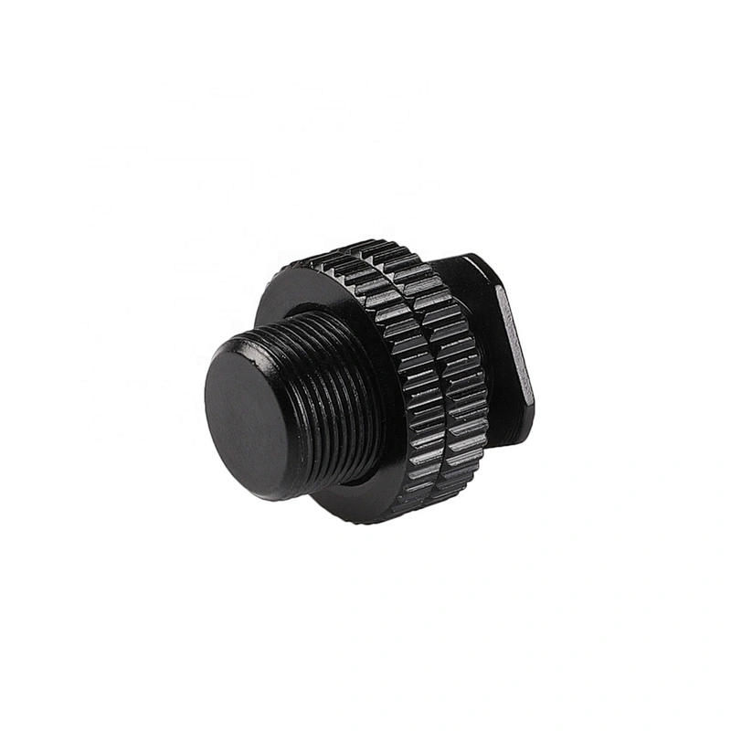 Metal shockproof clip Hot shoe Adapter 5/8 inch 1/4 inch Screw for Microphone Mic Mount Bracket