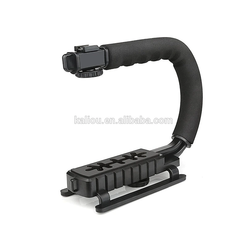 Kaliou Handheld Mini Video dslr camera DV Stabilizer U Shape Flash Camera Stabilizer bracket