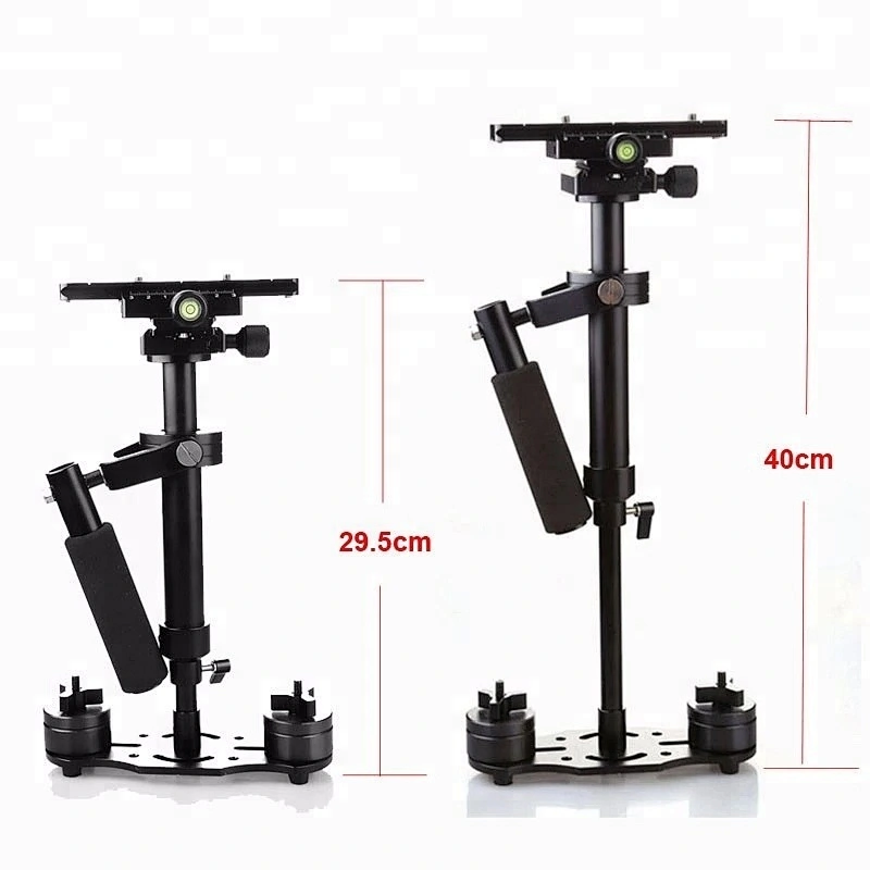 Chinese supplier Professional Black Adjustable Camera Stand Steadicam Handheld Gyro DSLR Gimbal S40 Stabilizer Video Handle