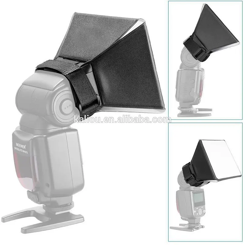 Kaliou Camera Flash Diffuser Soft Box Flash Light Softbox Diffuser 13cm x10cm