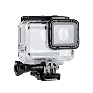 Kaliou Dustproof Protective Undeerwater 45M Waterproof Housing Case for GoPros 7 6 5 with Screw Buckle Base Removable Lens Cover