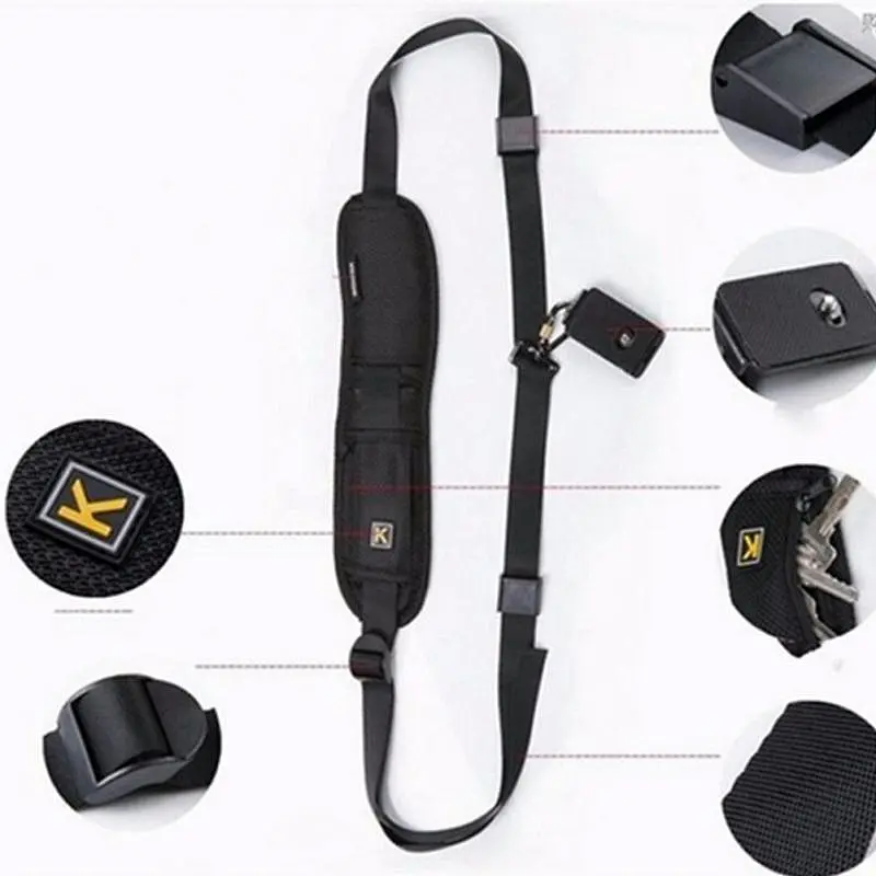 Kaliou Quick Rapid Carry Speed Sling Strap For Dslr Camera 7D 5D Mark II D800 A77 5D Mark III 60D Camera Accessories