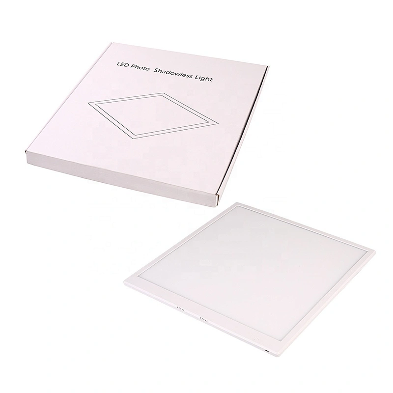 Kaliou 2019 New 40*40cm LED Photography Accessories Shadowless Light Studio Lamp Panel Pad for Photo Box E-commerce Photo Taking