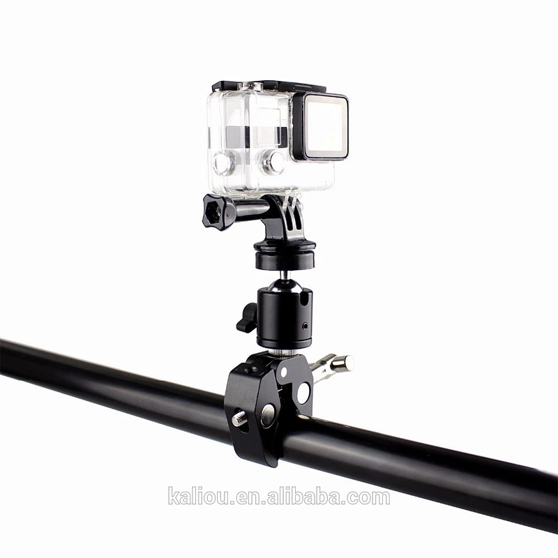 Manufacturer Photographic Crab clamps and Magic arms Mount for Go pro heros Cameras and other Action Cameras