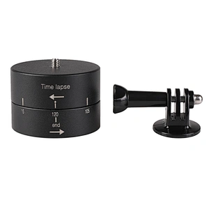 Kaliou 360 Degree Rotating 120min Time Lapse Automatic Timer Tripod Head Photography Delay Tilt Head for GoPros 7 6 5 4 3 2 1