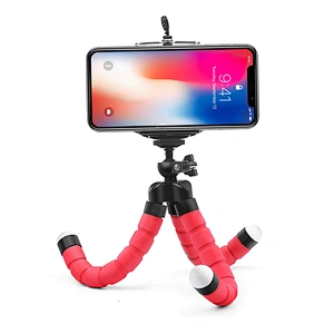 Kaliou Mini Flexible Sponge Octopus Tripod for iPhone/samsung/Huaweis Mobile Phone Smartphone holder for Gopros Camera Accessory