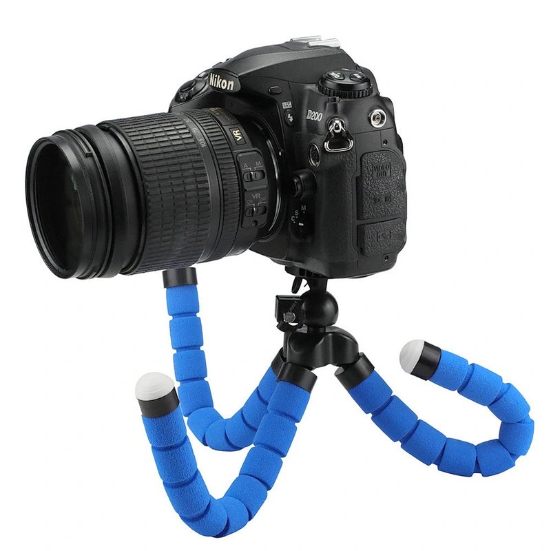 Factory Direct Sale Medium Size Sponge Octopus Tripod for Go Pro hero5/3+/4