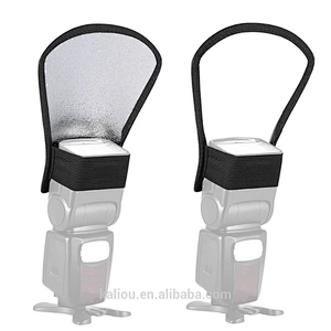 Photography DSLR Camera Speedlite Flash Diffuser Softbox Silver Reflector