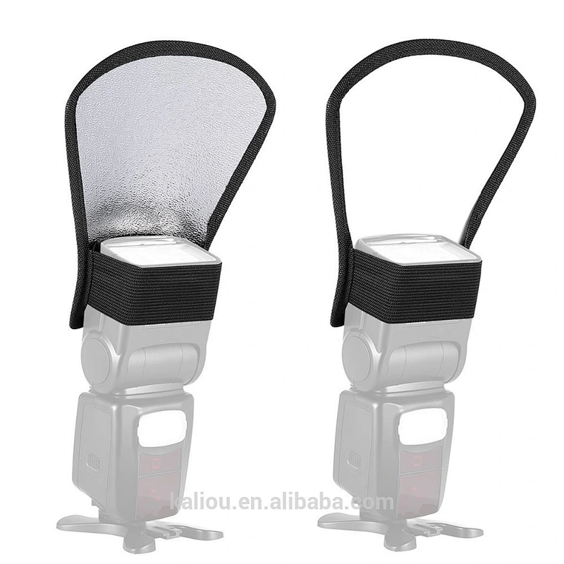 Photography DSLR Camera Speedlite Flash Diffuser Softbox Silver Reflector