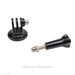 High quality cheapest tripod mount adapter with long thumb screw for Go pro heros cameras