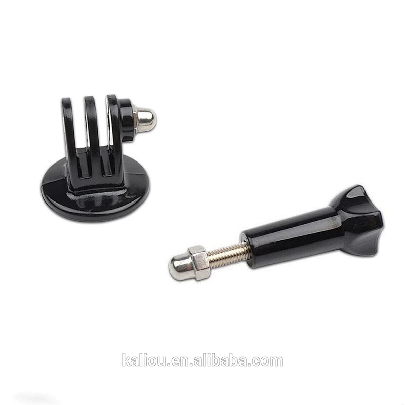 High quality cheapest tripod mount adapter with long thumb screw for Go pro heros cameras