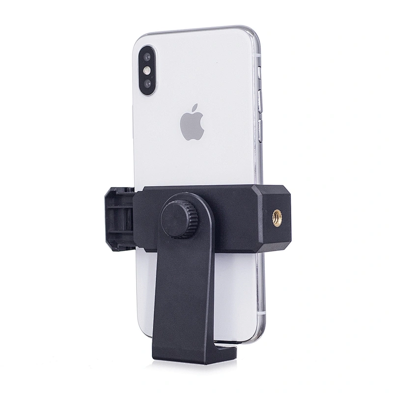 Kaliou Cell Phone Stand Vertical Bracket Smartphone Clip Holder 360 Adapter Tripod Mount for iPhone Samsung Selfie live show