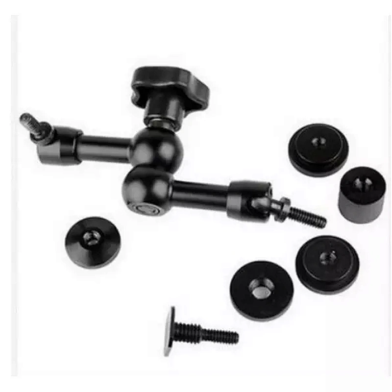 China suppliers 7/11inch Friction articulated arm 1/4 Hot Shoe Connector Photo Studio Accessories for Camera LCD Monitor