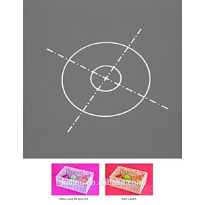 30cm Grey/White Card Focusing Plate for Photograph with high quality