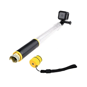 Kaliou 2018 Hot New Waterproof Transparent Monopod Selfie Stick with Remote Control Holder for GoPros 7 6 5 4 3 2 SJCAMS Sj4000