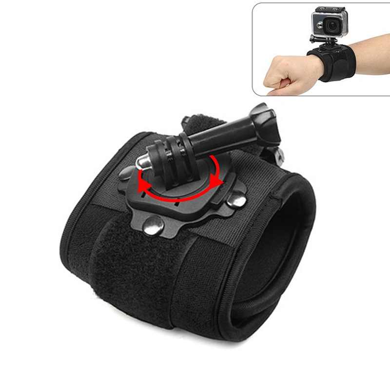 360 Degree Rotation arm Wrist GP Strap for GoPros Heros 7 5 6 4 Session Xiaomis Yi 4K Lite SJ4000 H9 Arm Belt Go Pro Accessory