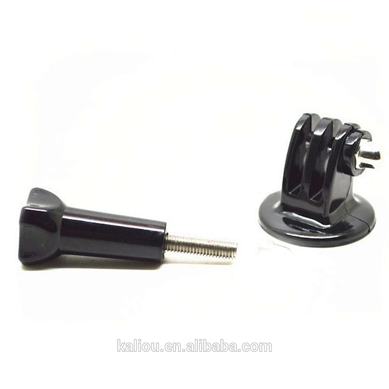 High quality cheapest tripod mount adapter with long thumb screw for Go pro heros cameras