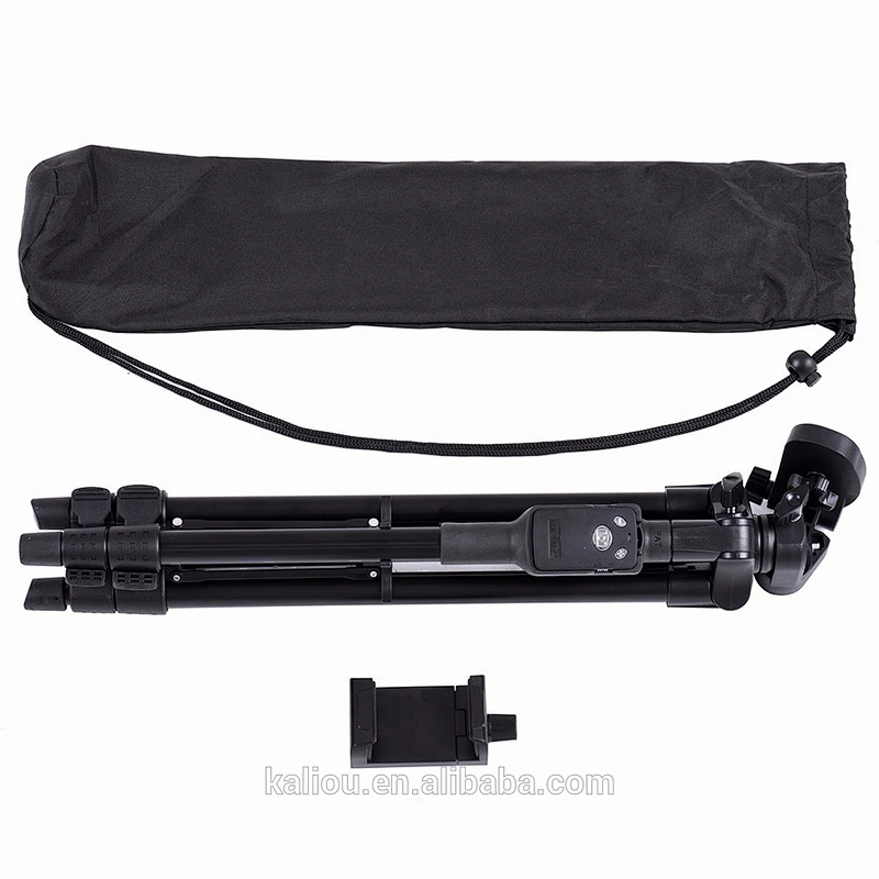 Wholesale Flexible Yunteng 5208 Camera Selfile Tripod with 3-Way Head Bluetooth Remote