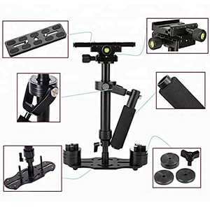 Chinese supplier Professional Black Adjustable Camera Stand Steadicam Handheld Gyro DSLR Gimbal S40 Stabilizer Video Handle