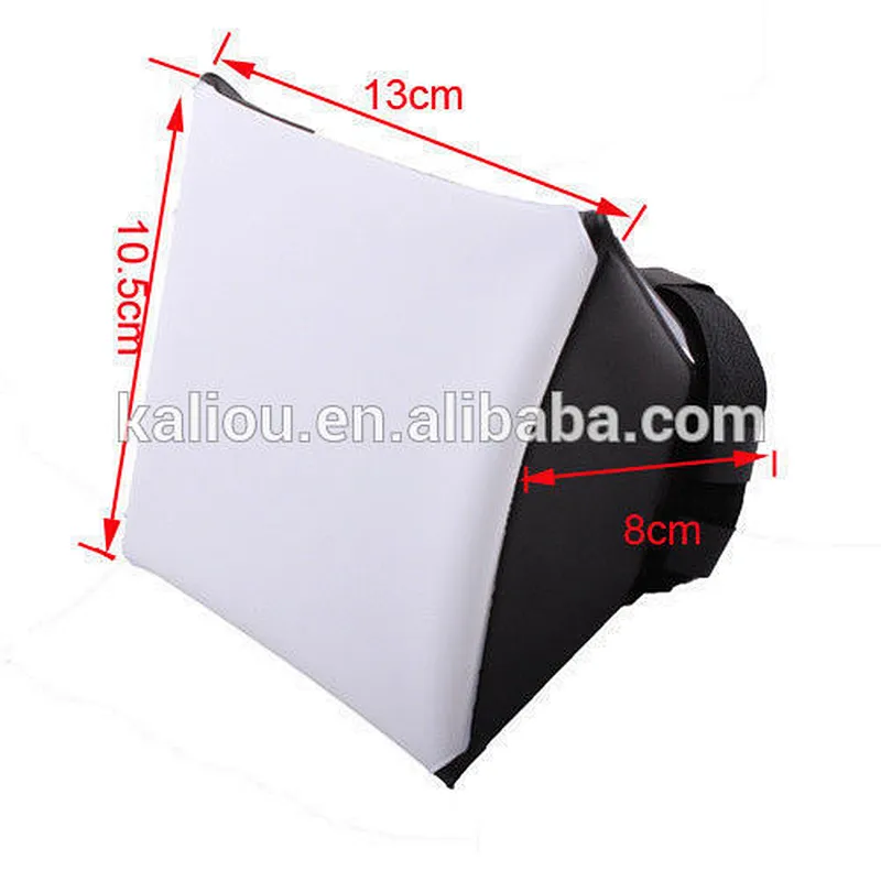 Kaliou Camera Flash Diffuser Soft Box Flash Light Softbox Diffuser 13cm x10cm