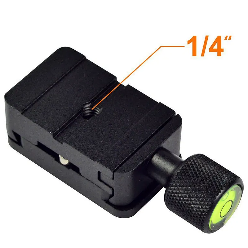 Kaliou  2 in 1 30mm Quick Release Plate + 1PCS Metal Clamp K30 Quick release plate for Benro Arca Swiss Benro Kirk Tripod K30