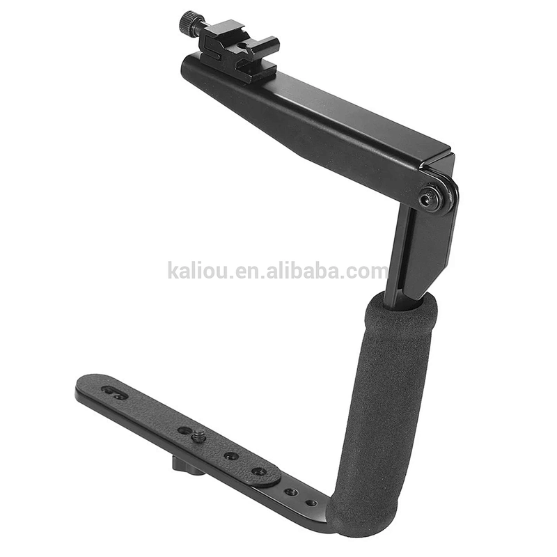 Photography SDLR Camera Right-angled U-bracket Flash 180 degree adjustable C-frame 635 Flash bracket with 1/4 thread Connector