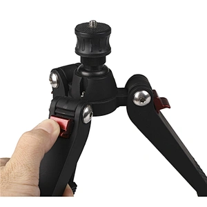 New Arriving Black Foldable MicroTripod holder with Rotating Quick Release Mount stand for  DSLR Camera