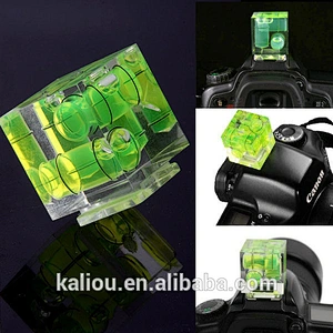 3 Axis Bubble Hot Shoe Spirit Level Gradienter for Canon Nikon Cameras