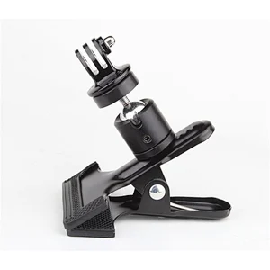 Universal 1/4 Screw Mount Camera Stabilizer Stand Clip Large Clamp Camera Ball Head Clip on Table Bracket Clips Black for Camera