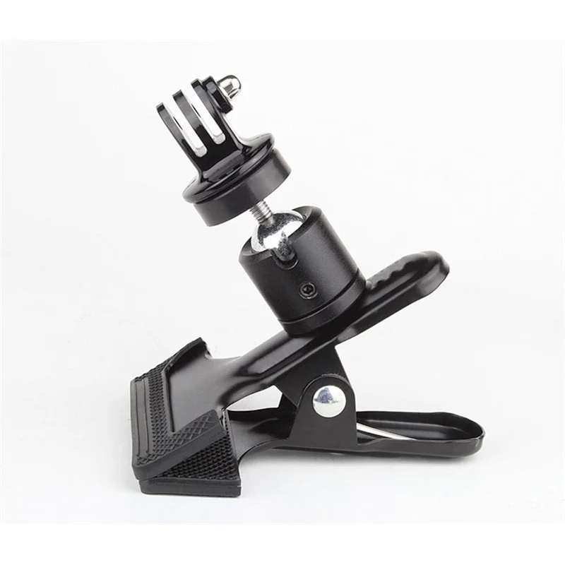 Universal 1/4 Screw Mount Camera Stabilizer Stand Clip Large Clamp Camera Ball Head Clip on Table Bracket Clips Black for Camera