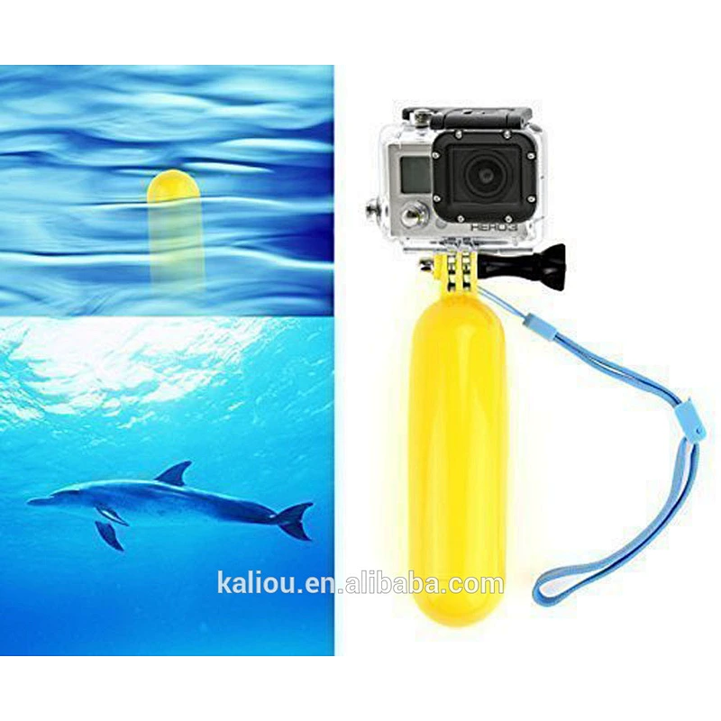 Hot Sale Camera Floaty bobber with strap and screw for Go pro 4/3+/3/2/1