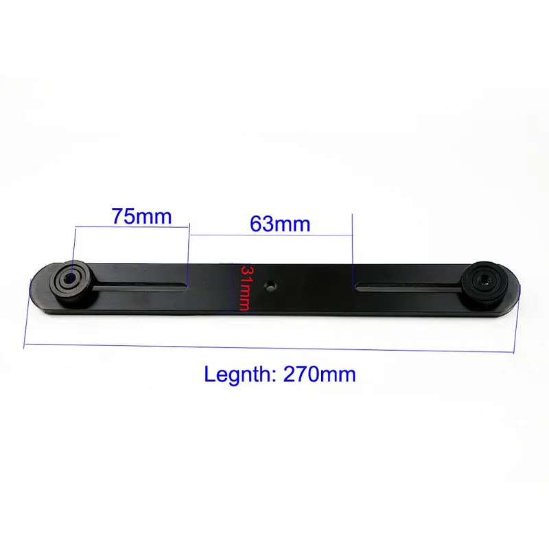 Kaliou Universal Double End Light Stand Holder Hot Shoe Bracket Dual Flash Bracket for Camera DSLR Canons/Nikons/Sonys