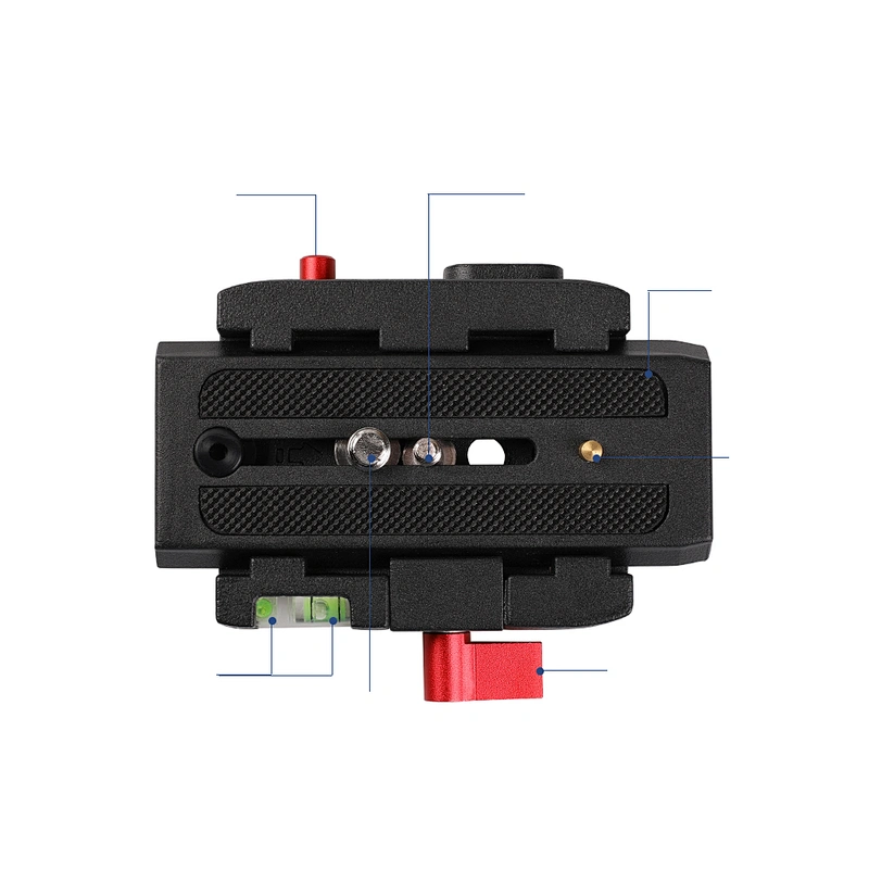 Kaliou Wholesaling P200 Aluminium Alloy QR Quick Release Plate for Manfrotto 501 500AH 701HDV 503HDV Q5