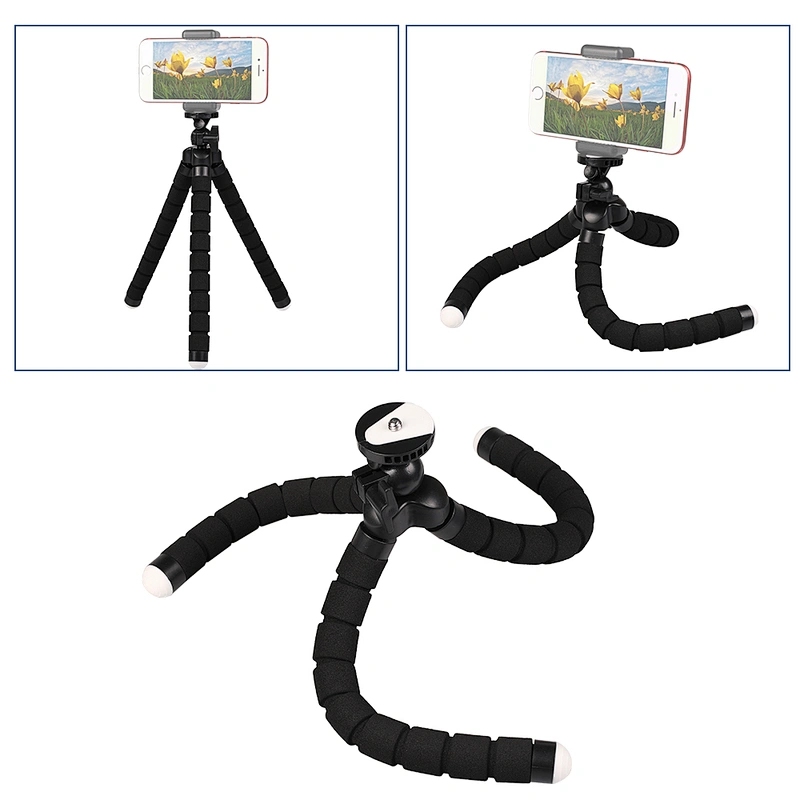 Kaliou M Size Flexible Phone Tripod Octopus Mini Tripod for Phone Smartphone Mobile Phone for Go pro Gopros 7 6 5 4 3 2 1