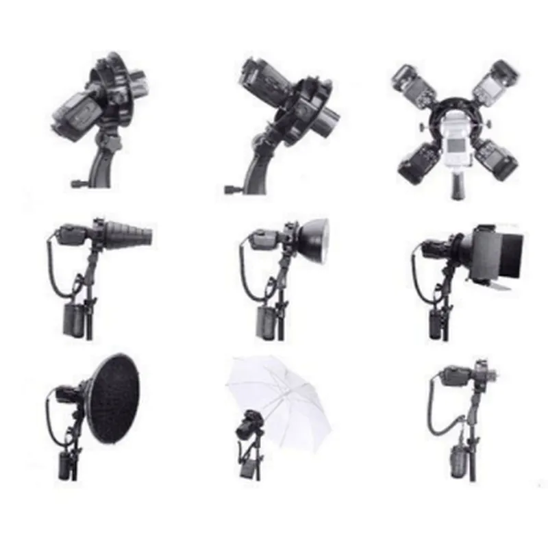 Kaliou S-type speedlite bracket handhold stabilizer multi-function stand
