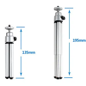Kaliou Wholesale Portable Aluminum Desktop Mobile Phone Tripod for Mini Projector Camera and cell phone